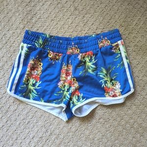 Adidas x Farm Rio Floral Pineapple Shorts